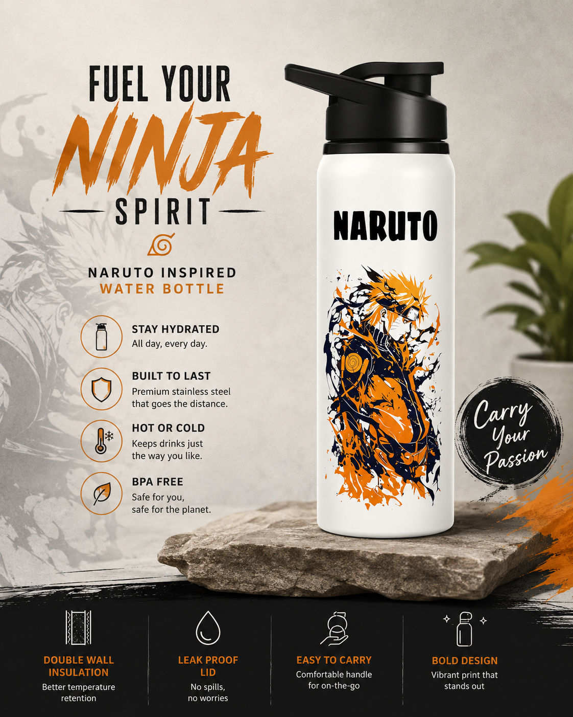 customized water bottles