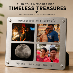 Metal photo frame